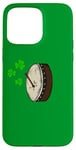 Coque pour iPhone 15 Pro Max Bodhran St Patrick's Day Batteur Musicien irlandais