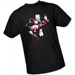 Batman Mens Joker & Harley Cotton T-Shirt - M