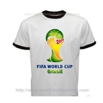 Tee Shirt Manches Courtes Enfant Fifa 2014 Blanc Taille 14 Ans