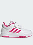 adidas Sportswear Kids Girls Tensaur Sport 2.0 Trainers - White/Pink, White/Pink, Size 5.5 Older