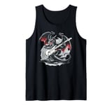 Cool Guitarist Costume for Dragons and electric Guitar Fans Tank Top