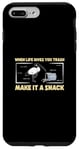 Coque pour iPhone 7 Plus/8 Plus When Life Gives You Trash Make It A Snack Funny Ibis Ibis