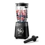 Philips 5000 Series Blender - 1200W Motor. ProBlend Plus Technology. Dishwasher-Safe Parts. 2L Capacity. Black (HR3030/00)