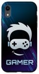 Coque pour iPhone XR Manette de jeu vidéo Gamer Face Player