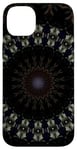 iPhone 14 Plus Dark Fantasy Mandala Pattern Beige And Blue Case