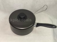 Prima Traditional 20cm Non Stick Chip Pan Fryer Cooking Frying Basket With Lid