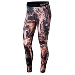 NIKE PRO PRINTED Women's Sports Gym Tights S - SMALL Gym Pink