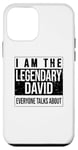 iPhone 12 mini I am the legendary shirt, gift idea for David Case