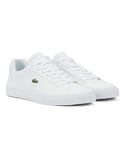Lacoste Lerond Pro BL 23 1 CFA Womens Trainers - White Leather - Size UK 4