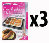 Sealapack Fat Reducing Pads Healthy Cooking Grill & Oven Absorbs Fat x 9