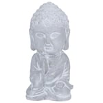 Arti Casa Statue de Bouddha- Figurine de Bouddha Intérieur ou Extérieur - 30 cm de Hauteur - Décoration de Table - Béton