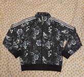 adidas x Originals Flower Firebird Track suit Top Jacket Women’s Size L 16-18uk