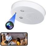 Caméra Espion, 2,4G/5G WiFi Mini Caméra Cachée Détecteur de Fumée, HD 1080P Micro Caméra Espion WiFi, Enregistreur Surveillance sans Fil avec Vision Nocturne Détection de Mouvement.[G21]