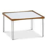 House of Finn Juhl - Tray Table, White/Light Blue Laminate - Sidobord - Finn Juhl - Silver,Träfärgad,Svart,Vit - Metall/Trä