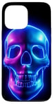 iPhone 13 Pro Max Dark Hell Blue Skull Case