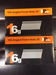 1000 x Mixed Angled 16G Nails DEWALT DC618KB & DCN660(500 each size) 38mm/50mm