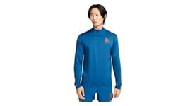 Haut 1 2 zip nike element brs van life bleu orange