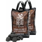 BBQ-Toro Briquettes de barbecue en 100 % noix de coco 20 kg