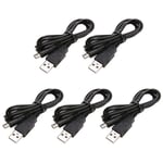 Câble D'alimentation Pour Manette De Jeu 1.2m/47.24 Pouces, Câble Usb Pour Chargeur, Compatible Avec 2ds Ndsi 3ds 3dsxl, Nouveau