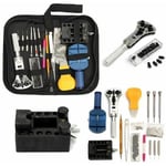 Kit de réparation de montre Ensemble outils de montre Outil horloger avec sac en nylon portable Outil de montre 147 pièces - Vuszr