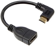System-S 48933429 Câble adaptateur mini HDMI mâle vers HDMI femelle coudé à 90°