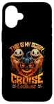 Coque pour iPhone 16 Plus This Is My Scary Cruise Costume diable fantôme horreur Halloween