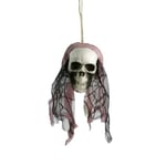 Skull Decor Prop Skeleton Head Muovi 1:1 Malli Halloween Style Haunted House Party Kodinsisustus Pelitarvikkeet Korkealaatuiset