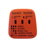 Mains Socket Tester | Safety Check UK 13A Plug Socket Polarity & Earth New