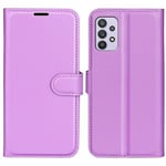 Samsung Galaxy A53 5G      Pu Wallet Case    [Purple]