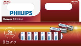 Philips Batteri Power AA/LR6 12-pack