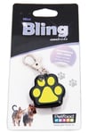 PetFood Mini Bling Namnbricka Multi-LED Med Reflex 30x35mm