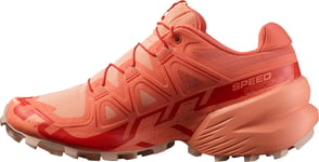 Salomon Women's Speedcross 6 Emberglow/Fusion Coral/Flame Scarle, 40 2/3