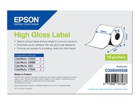 Epson - Étiquettes très brillantes - Rouleau (10,2 cm x 33 m) 1 rouleau(x) - pour TM C3500