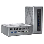 NiPoGi Mini PC Ιntel Core i5-12450H(8C/12T,Max 4,4 GHz) CK10 Dual Slots 32Go DDR4 512Go M.2 NVMe SSD Ordinateur de Bureau 4K UHD, WiFi6/Type C/BT5.2/RJ45 pour Cinéma Maison Bureau IOT