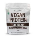 Wellaware Vegan Protein Blend 500 G Chocolate