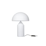 Oluce Atollo medium 237 bordslampa glas opal, medium