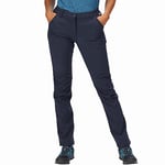 Regatta Womens Fenton Softshell Walking Trousers - 8 Navy