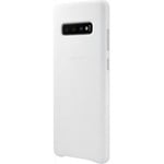 Samsung Samsung EF-VG975LW Hard Leather Case for Galaxy S10 G975, White