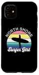 Coque pour iPhone 11 Surfer Girl North Shore Hawaii Hawaii Surf Beach