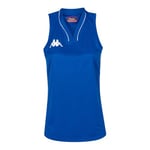 Kappa CAIRA Maillot de Basket-Ball Femme, Blue, FR : XS (Taille Fabricant : XS)