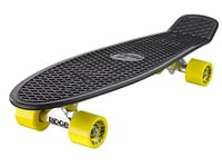 Ridge Retro 27 Skateboard complet Noir/Jaune 27'' x 7,5'' - 69 cm