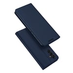 DUX DUCIS Skin Pro Faux Leather Wallet Case for Samsung Galaxy A13 5G - Blue