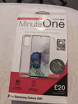 Tech21 Minute One Premium Clear Case with Film Screen Protector for Galaxy S20