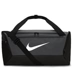 NIKE DM3976-026 NK BRSLA S DUFF - 9,5 (41L) Gym Bag Unisex Adult FLINT GREY/BLACK/WHITE Size MISC