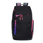 Unisex Nike Elite Pro Basketboll Ryggsäck Skolväska Gym Sport Resväska Laptopväska Black Pink