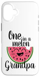 Coque pour iPhone 16 Plus One in a Melon Party, grand-père, groupe correspondant à son premier anniversaire