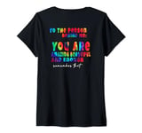 Womens Funny You Are amazing beautiful Enough To Person Behind Me V-Neck T-Shirt