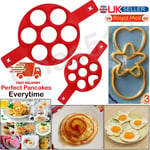 Silicone Nonstick Pancakes Maker Egg Ring Cheese Omelette Cooker Pan Flip Mould.