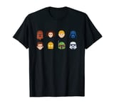 Star Wars Original Trilogy Color Character Icons T-Shirt