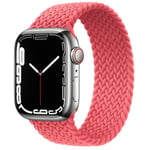 Slitstarkt och Elastiskt Apple Watch Armband 38mm/40mm/41mm Rosa M